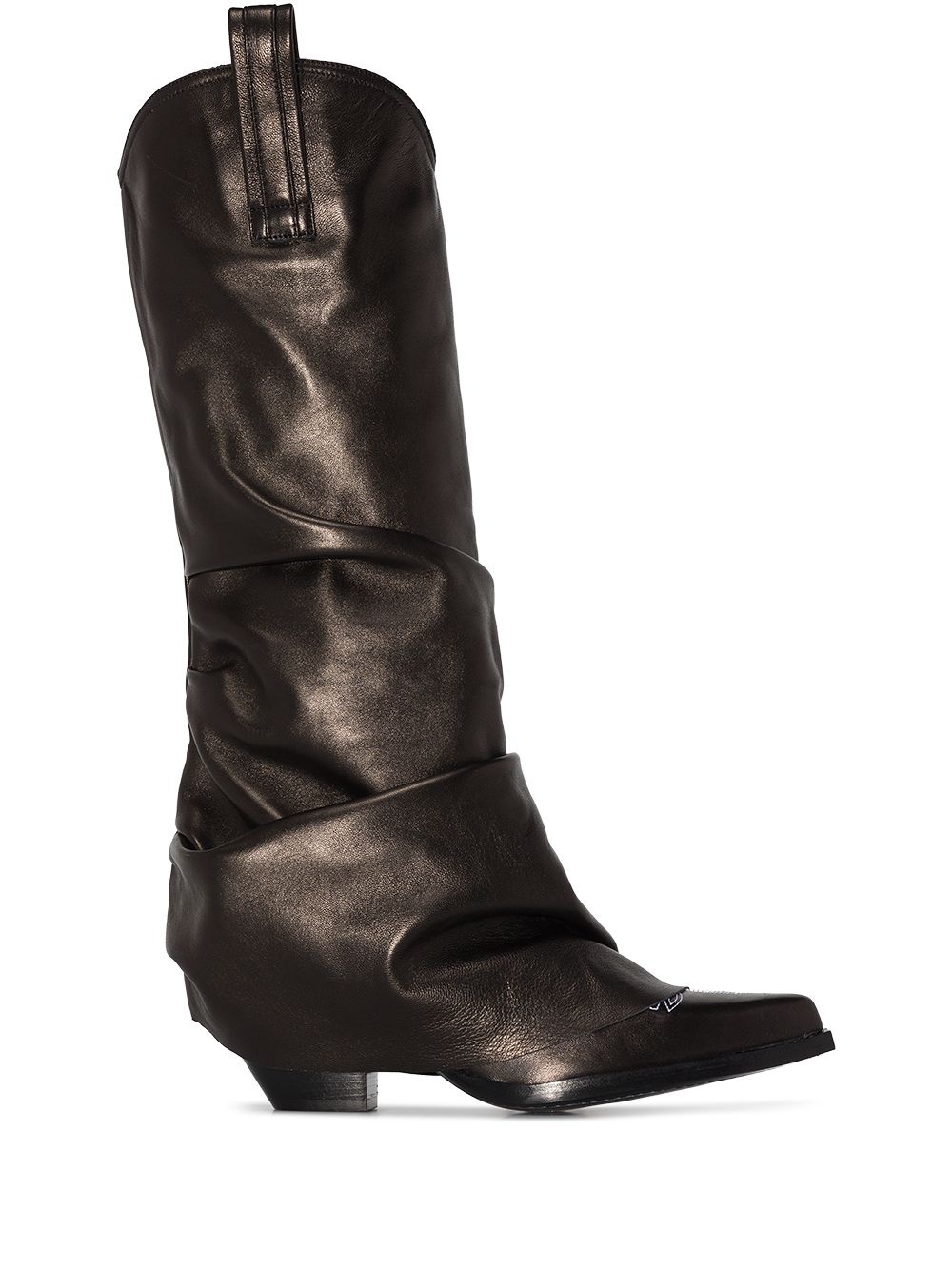 55mm knee-high leather boots - 1