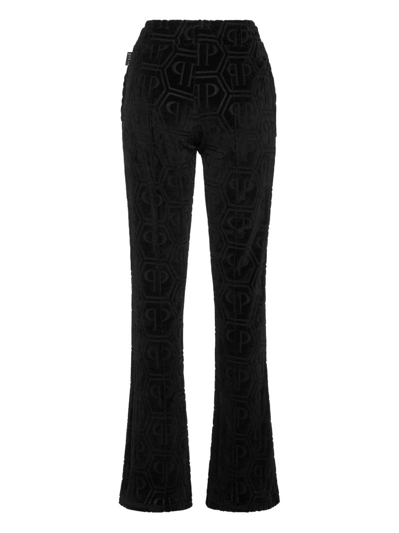 PHILIPP PLEIN monogram-jacquard track pants outlook
