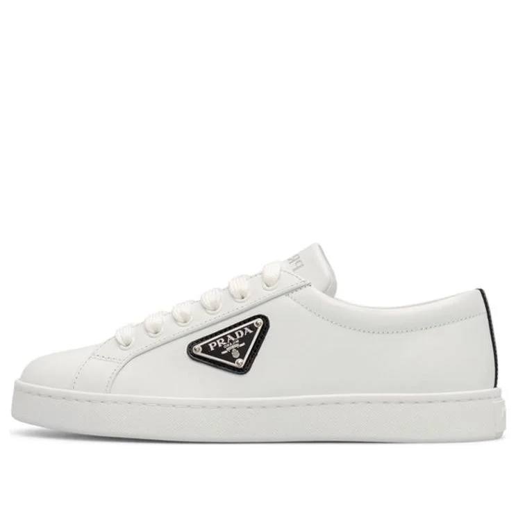 (WMNS) PRADA Leather Sneakers 'White' 1E941M_3F0E_F0964 - 1