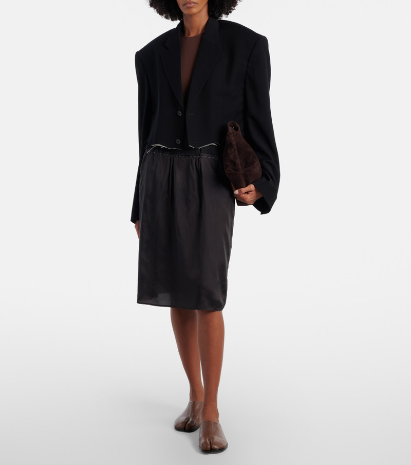 Maison Margiela Paneled midi skirt outlook