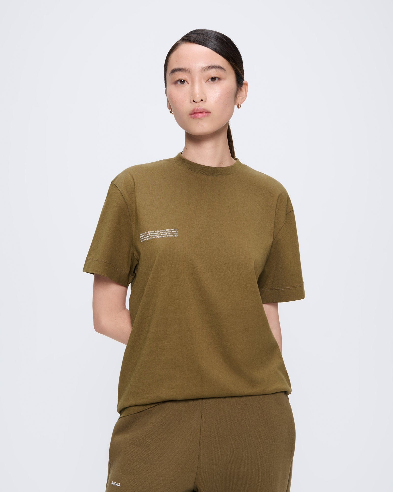 Womens 365 Midweight T-shirt - Soil Brown - 2