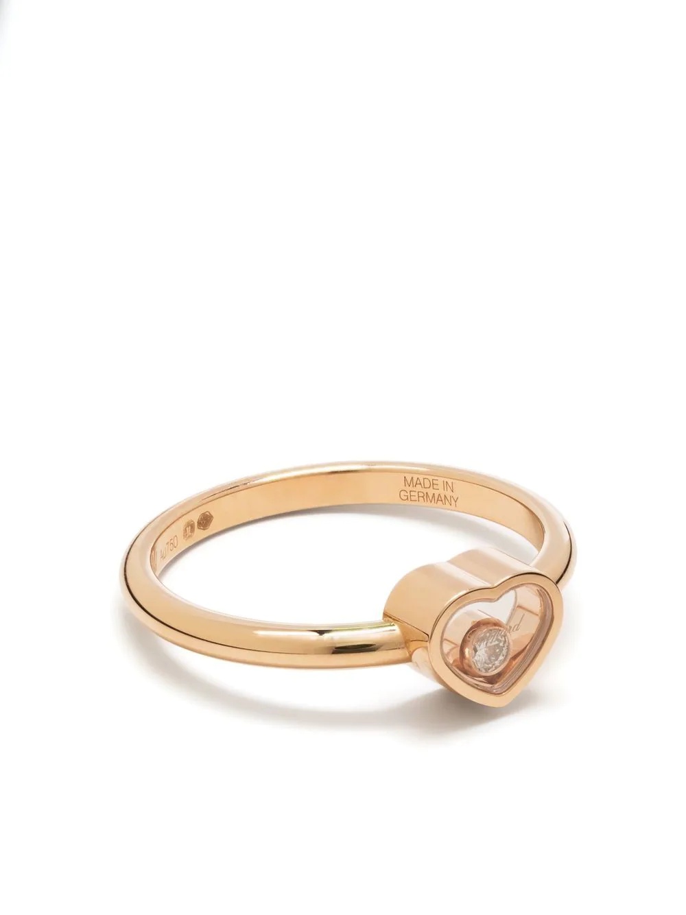 18kt rose gold My Happy Heart diamond ring - 1