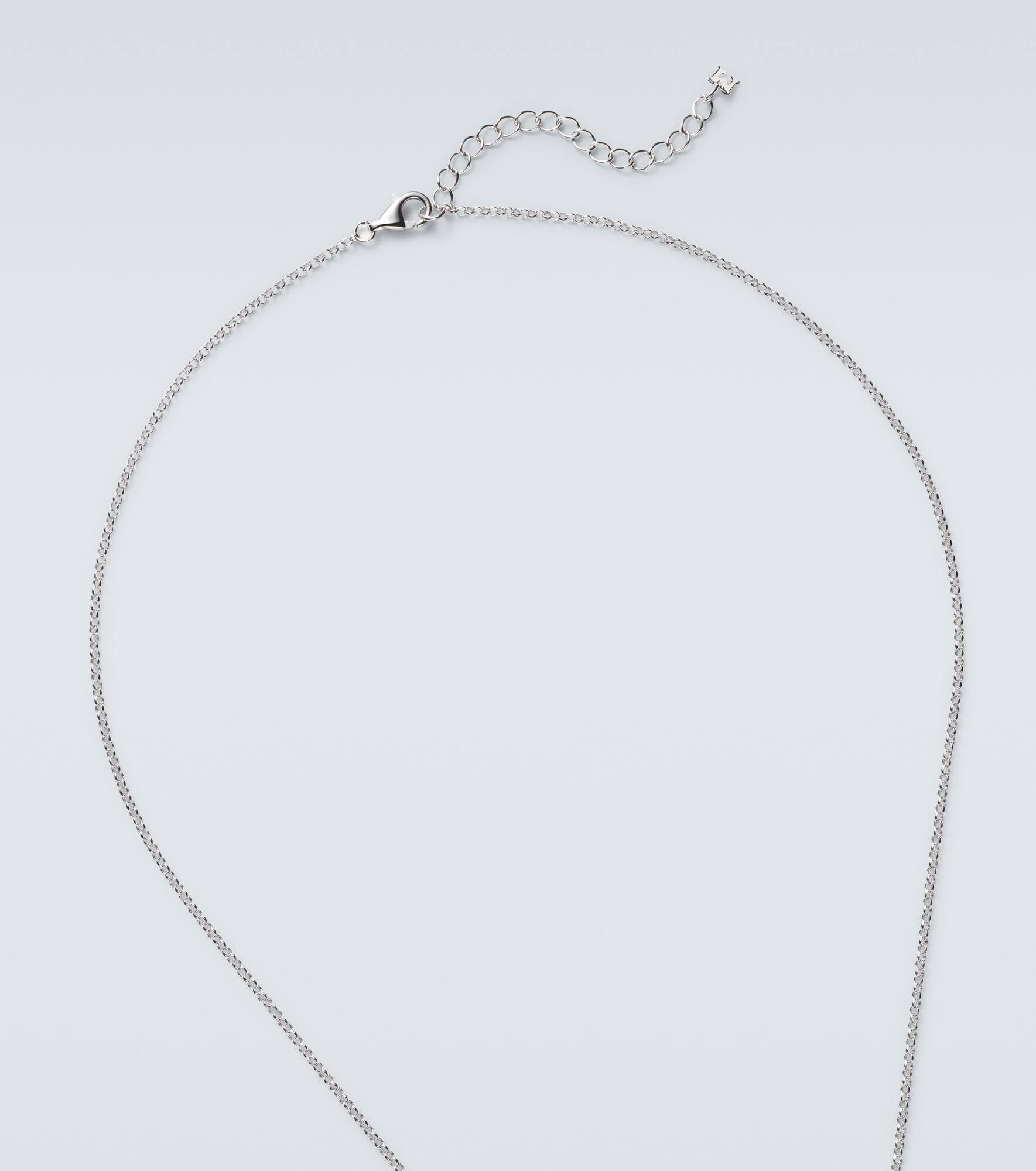Anchor Lock Small sterling silver chain necklace - 5