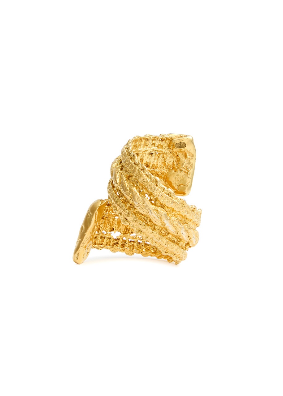 Ysso Aella 24kt Gold-plated Ring - 4