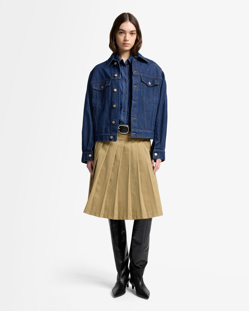 MANKIND Twisted Trucker Jacket in Blue Petal 3