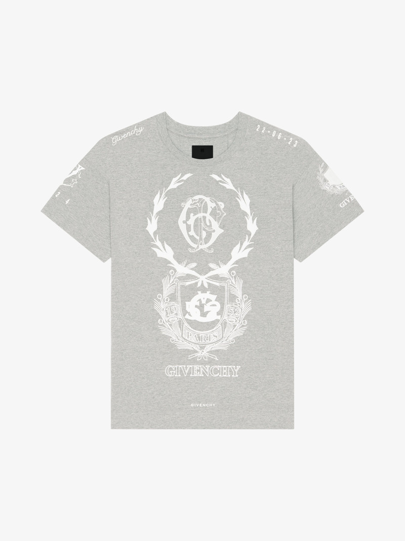 GIVENCHY CREST T-SHIRT IN COTTON - 1