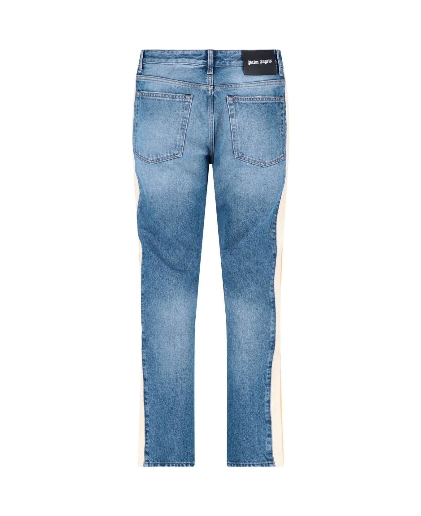 Logo Patch Straight Leg Jeans - 2