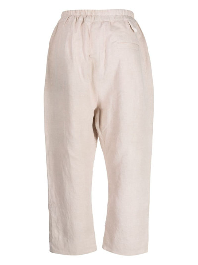 By Walid Gerald linen cropped pants outlook