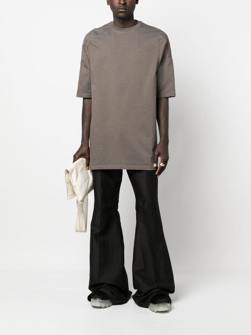 Rick Owens seam-detail organic cotton T-shirt outlook