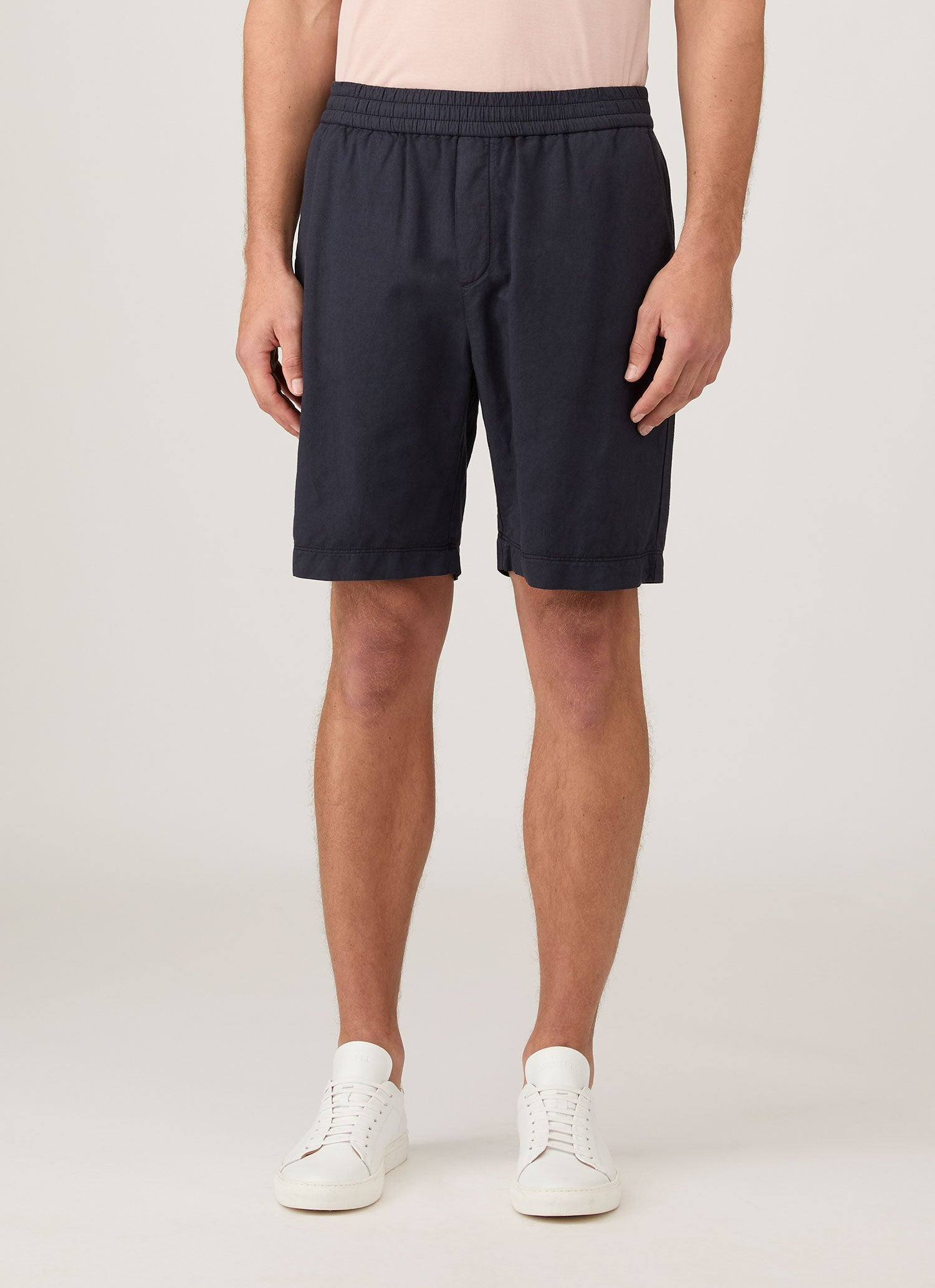 Cotton Linen Drawstring Shorts - 2