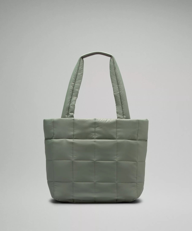 Quilted Grid Tote Bag 12L 3