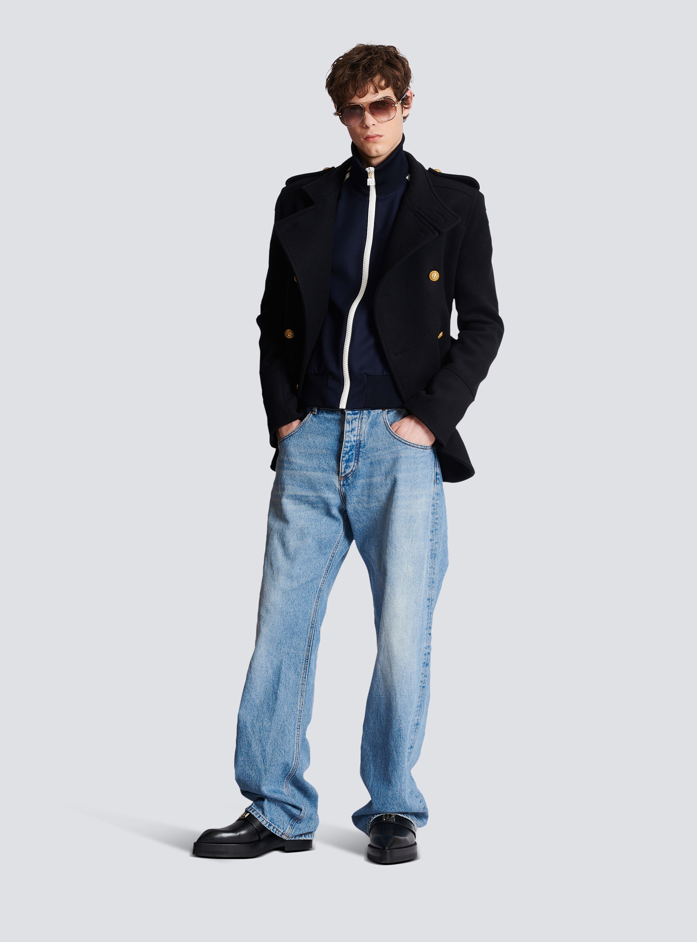Jeans in contrast-effect denim - 2
