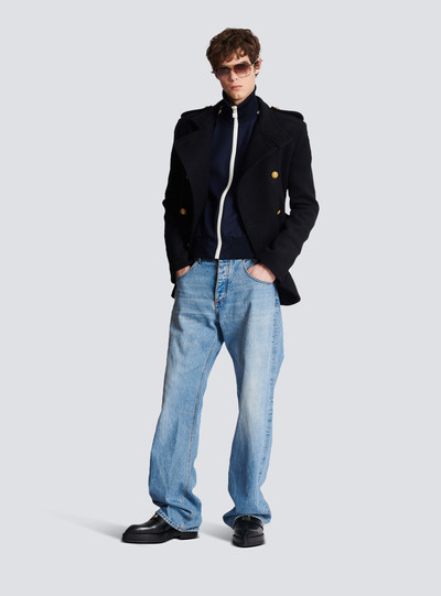 Balmain Jeans in contrast-effect denim outlook