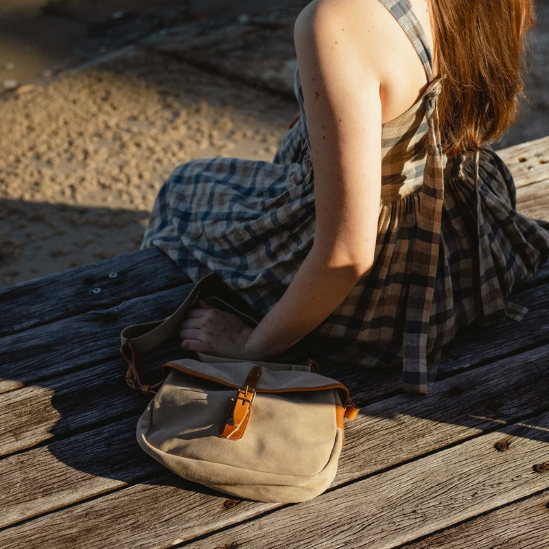 MUSETTE XS FISHERMAN'S BAG / SUEDE - HAZELNUT BROWN 7