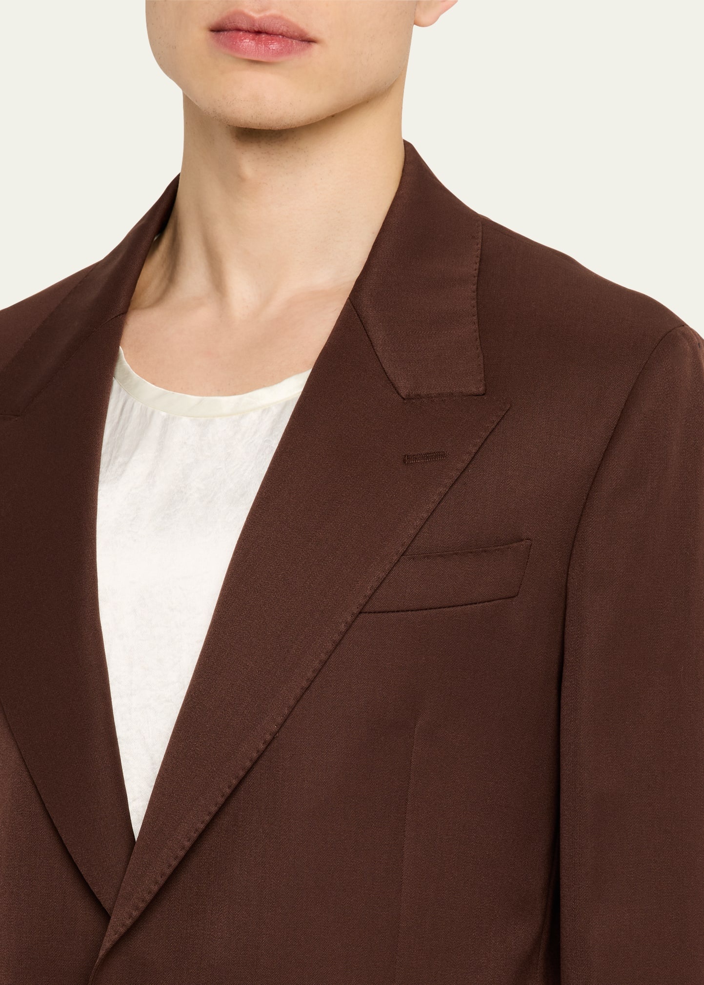 Men's Wide Peak Embellished Dinner Jacket - 7