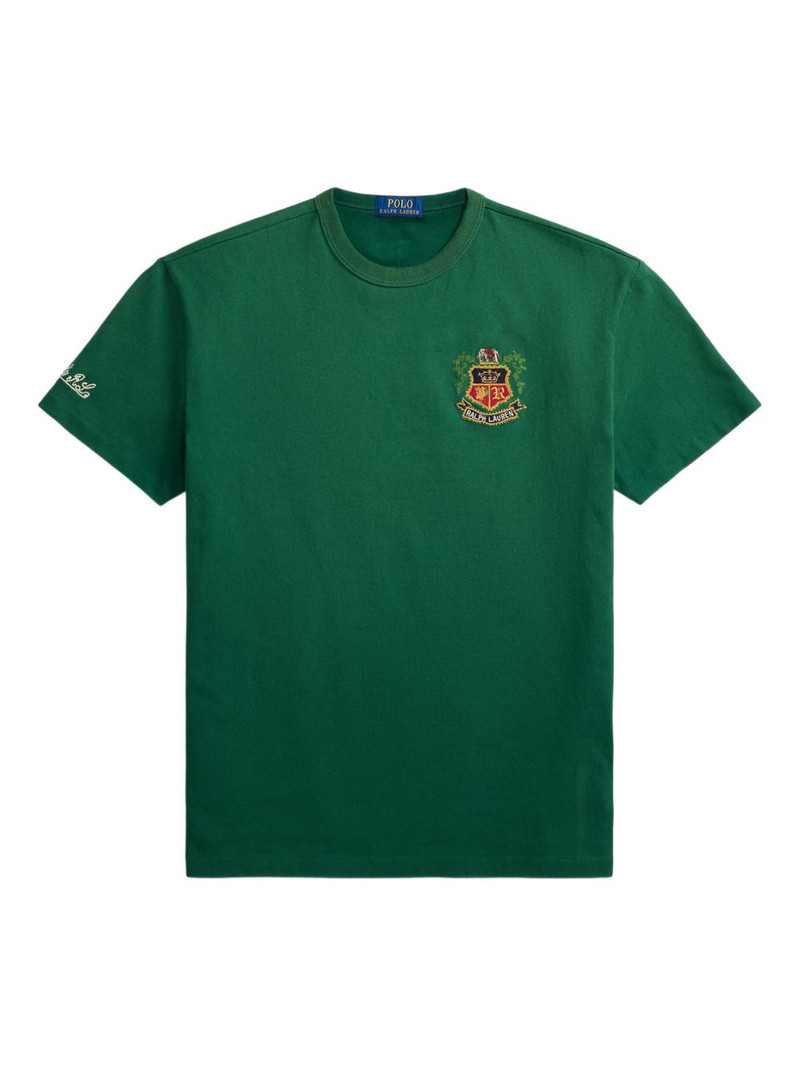 crest-detail T-shirt 1