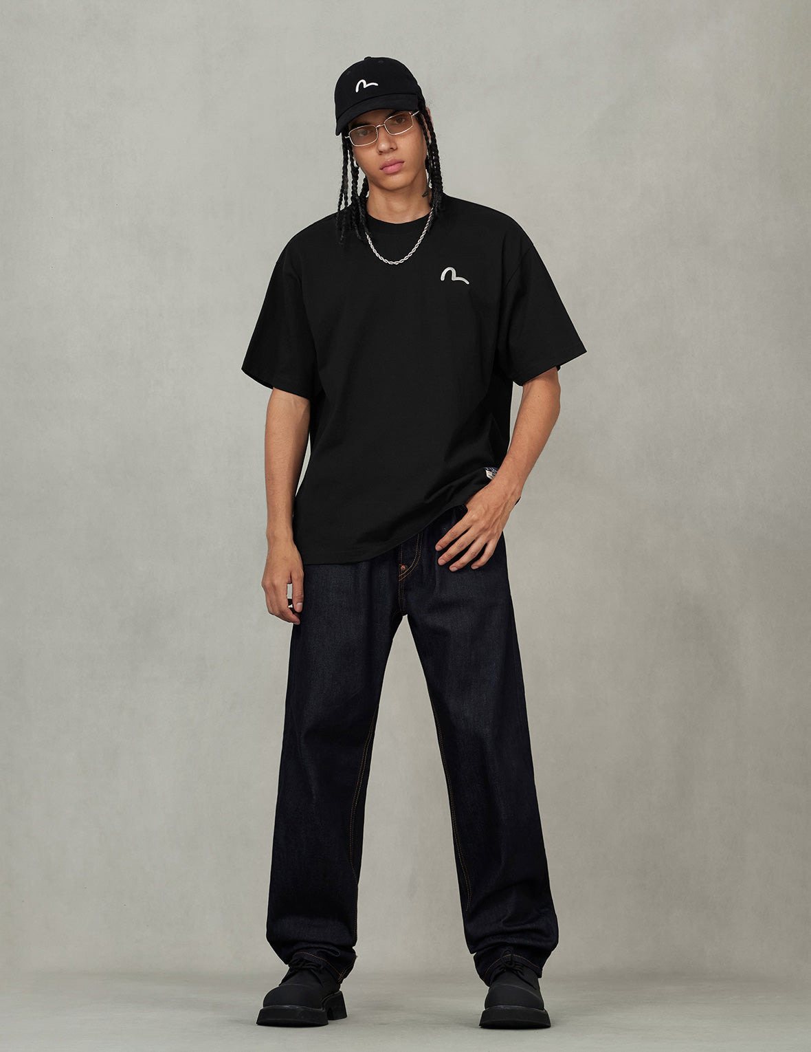 Embroidery Seagull Relax Fit T-Shirt - 3