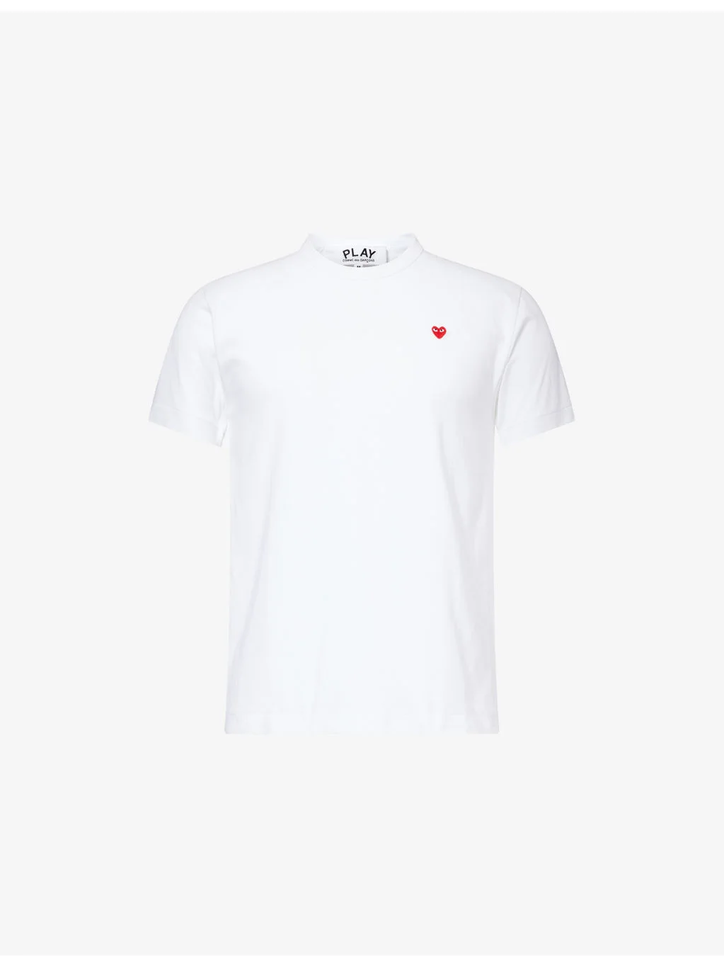 Small Embroidered Heart Cotton-Jersey T-Shirt - 1