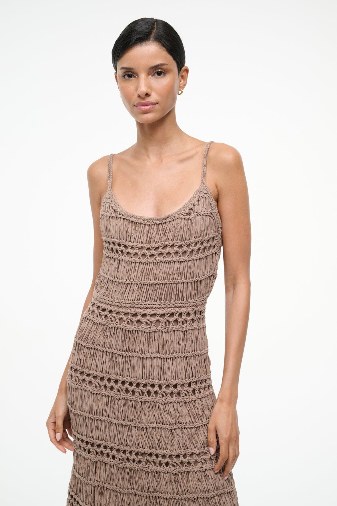 STAUD KINGSTON DRESS DESERT - 3