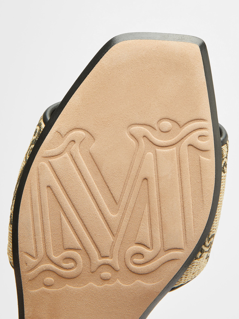 MIDGE Jacquard cotton slides 5