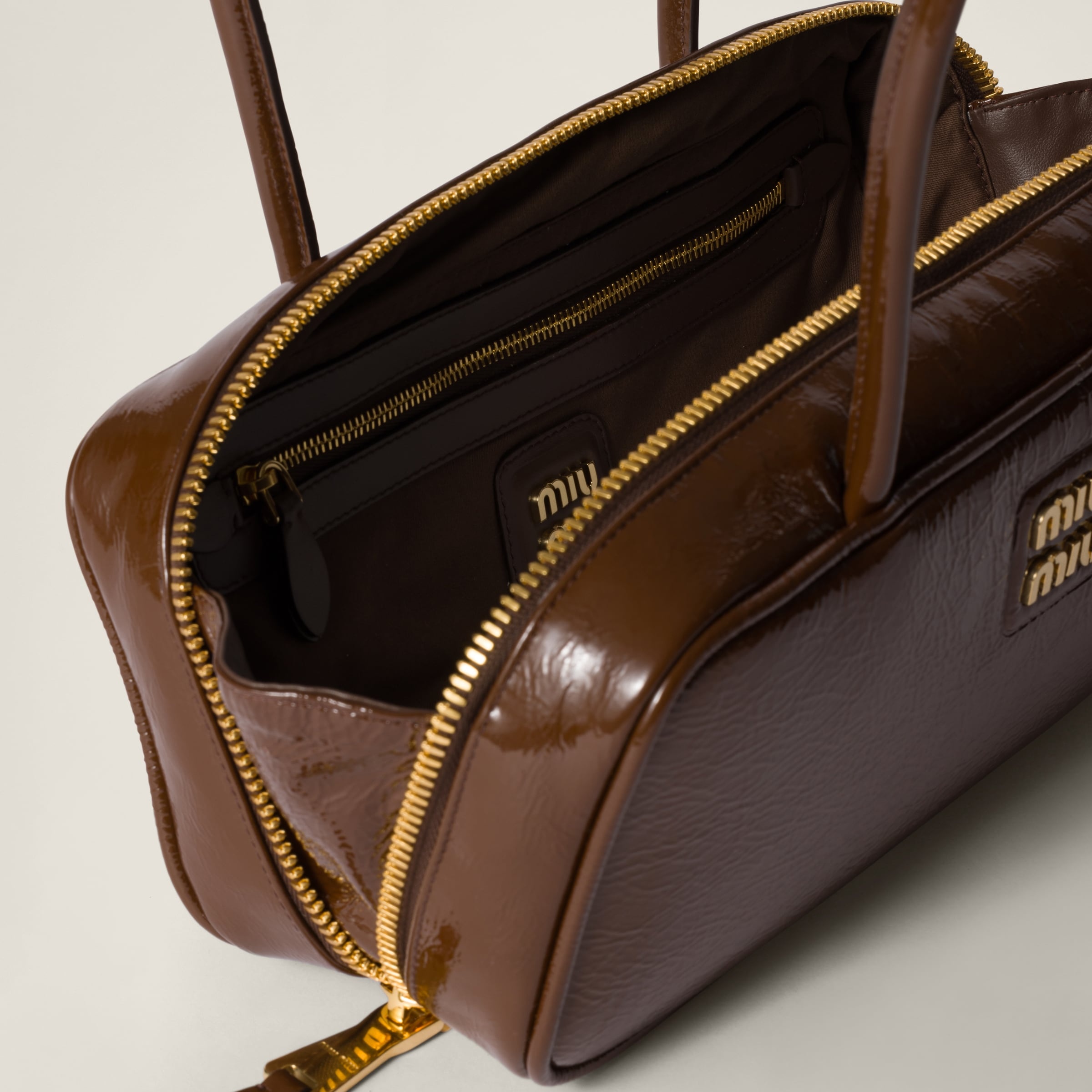 Beau naplak patent leather bag - 4
