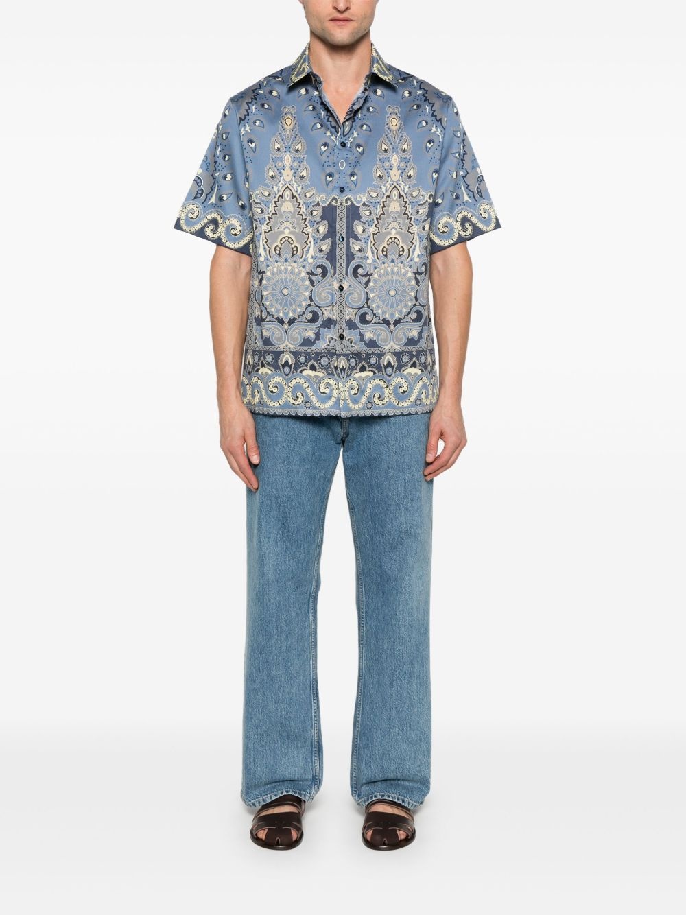 paisley-print shirt - 2