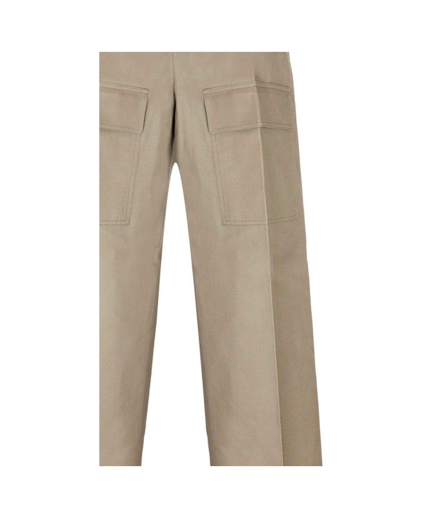 Wide-leg Cargo Trousers - 3