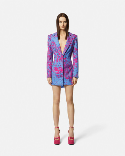 VERSACE JEANS COUTURE Draped Animalier Cutout Blazer outlook