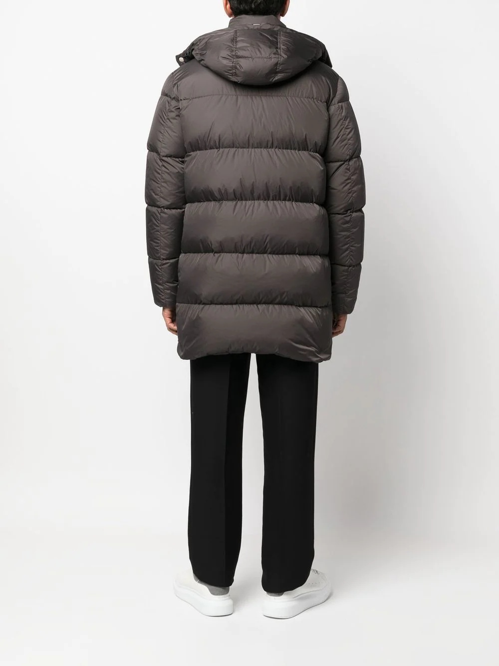 feather-down padded coat - 4