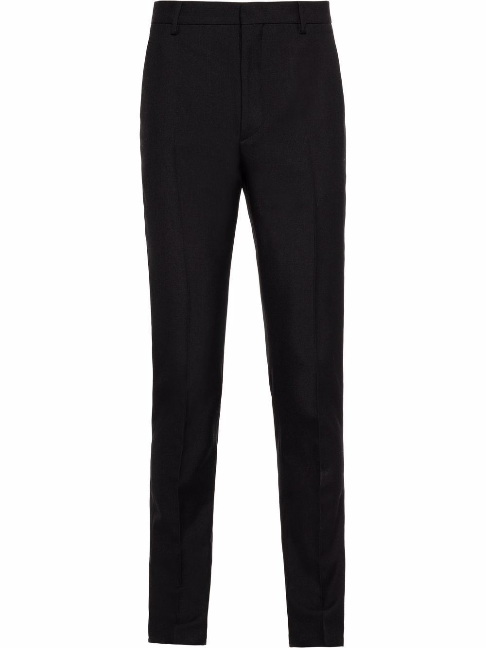 pressed-crease tailored trousers - 1