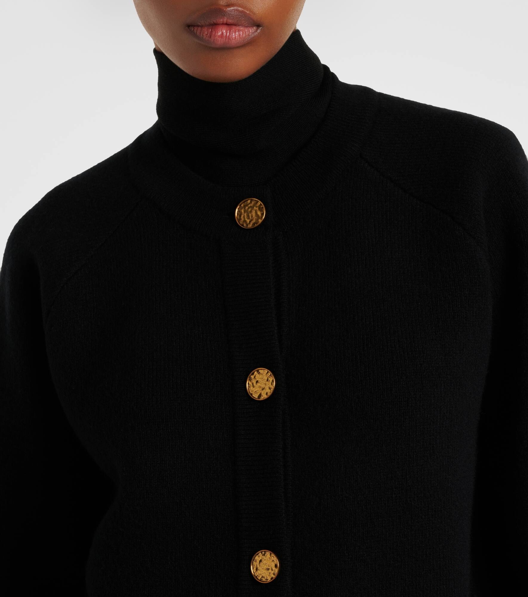 Wool and cashmere-blend cardigan - 4
