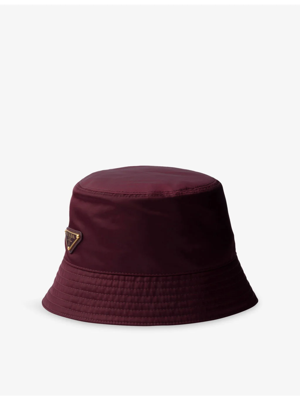Logo-plaque nylon bucket hat - 1