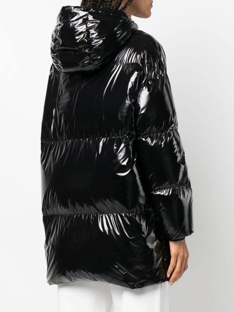 high-shine puffer coat - 4