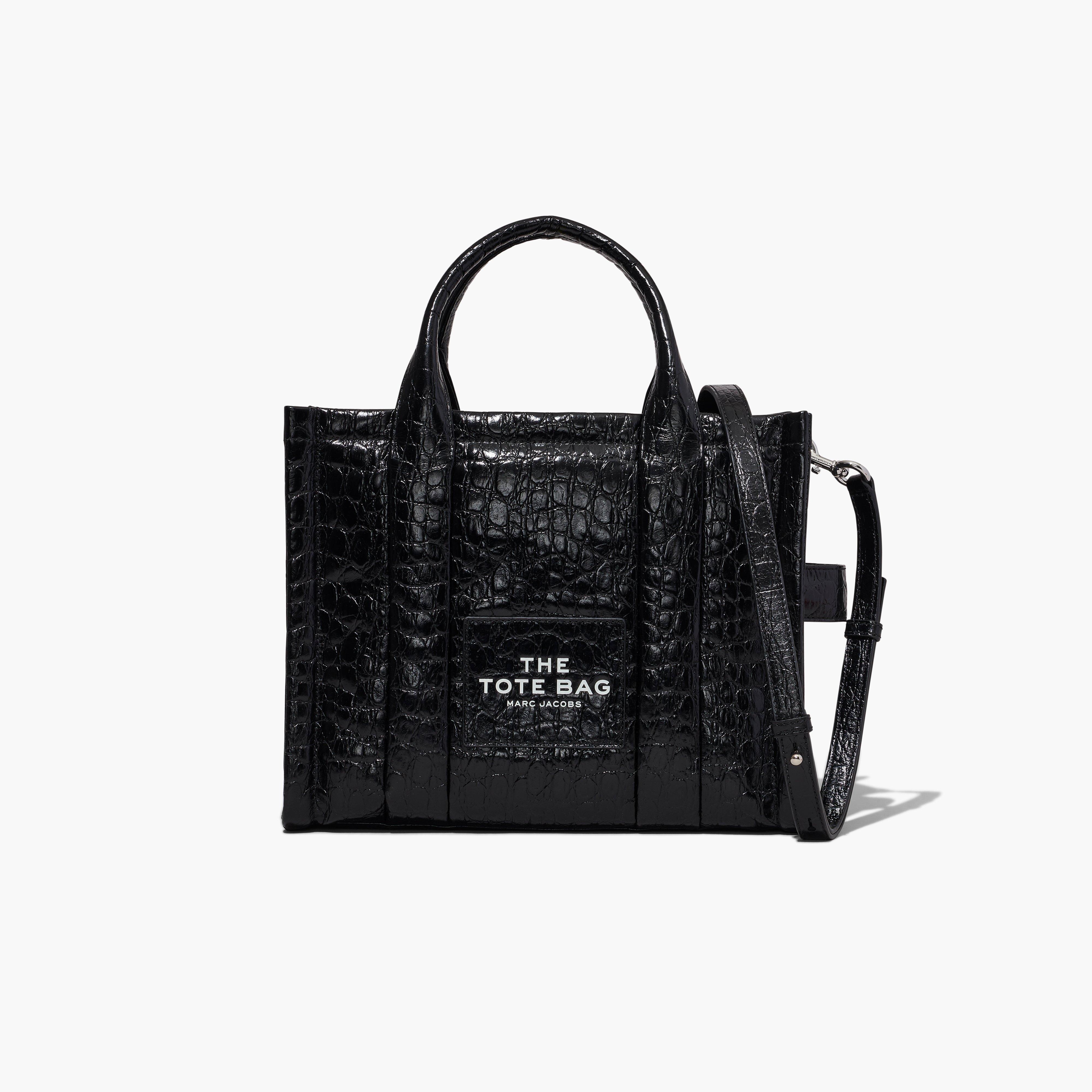 THE CROC-EMBOSSED MEDIUM TOTE BAG - 1