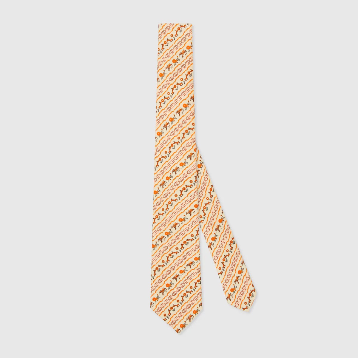 Freya Hartas print silk tie - 1