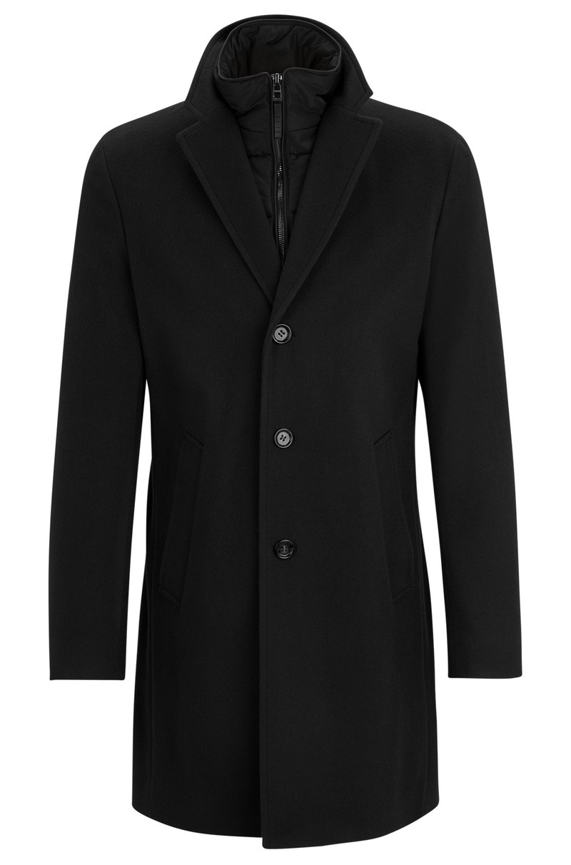 WOOL-BLEND COAT WITH ZIP-UP INNER 1