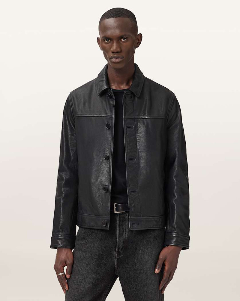 ALLSAINTS NATES LEATHER JACKET outlook