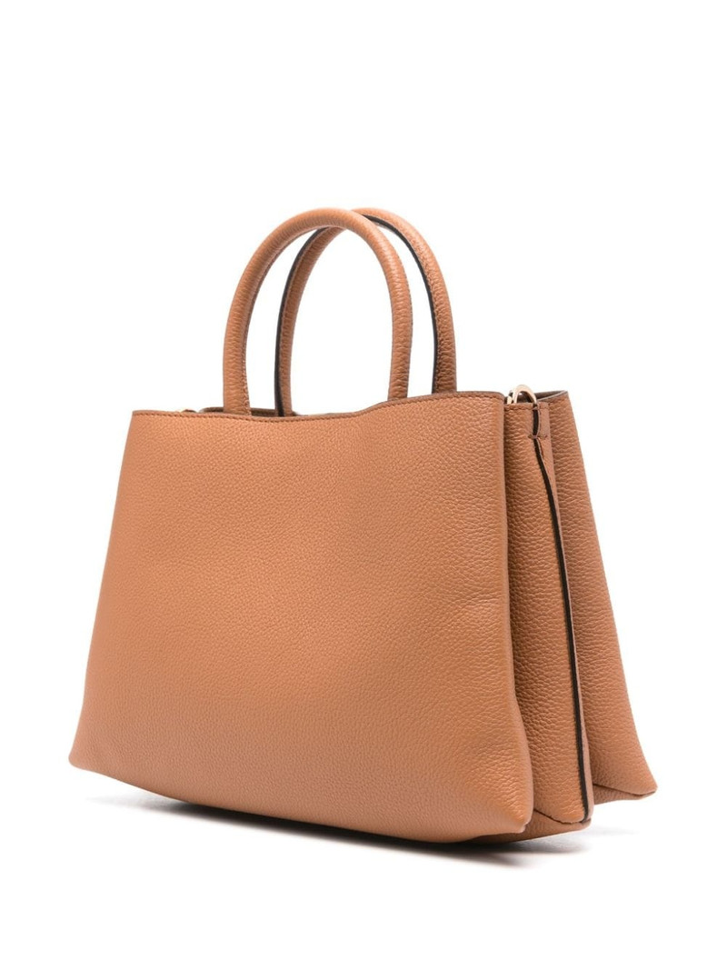 T Timeless leather tote bag 3
