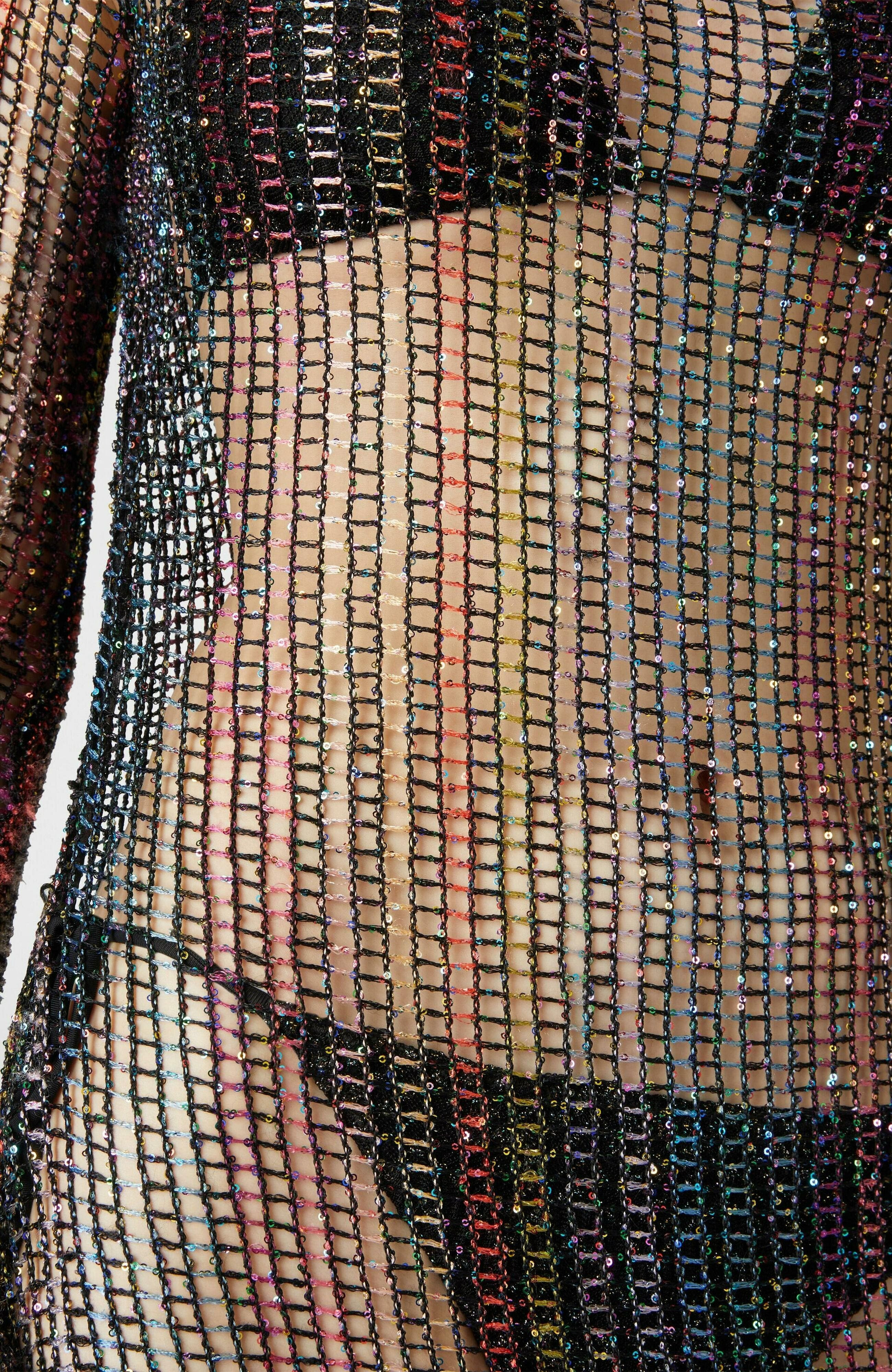 Missoni Long Cover-up In Mesh With Open Back in Multicoloured at Nordstrom - 3
