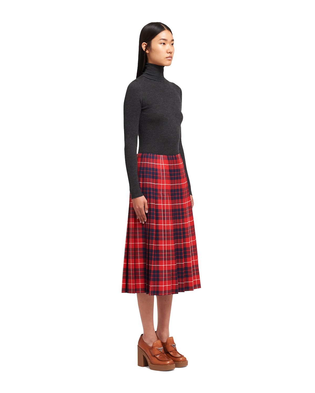 Plaid skirt - 3