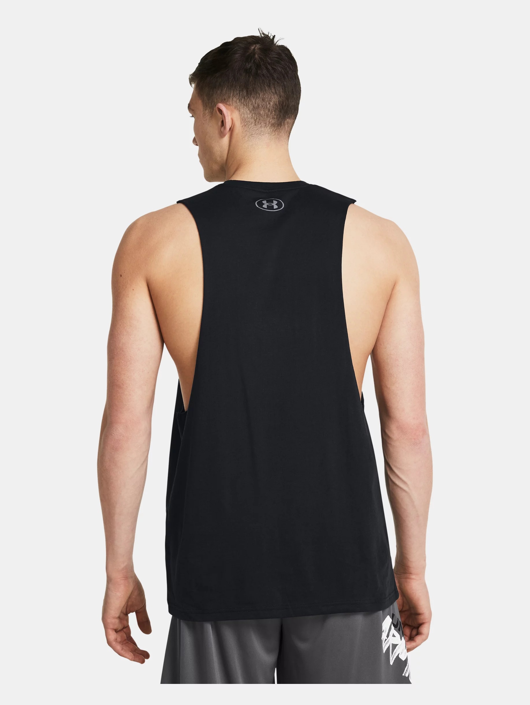 Men's UA Left Chest Cut-Off Tank - 4