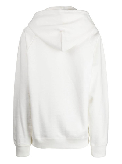 WACKO MARIA slogan-print cotton hoodie outlook