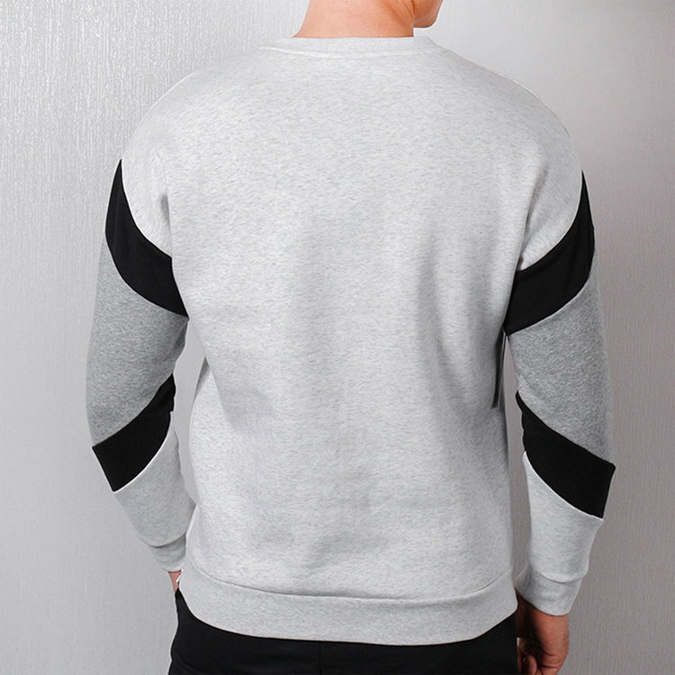 Nike Air Crew Flc Round Neck Colorblock Pullover light grey 928636-051 - 4