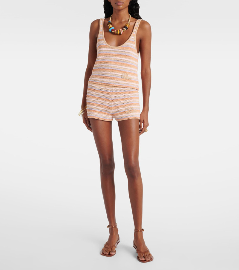 Chloé Knitted cotton tank top outlook