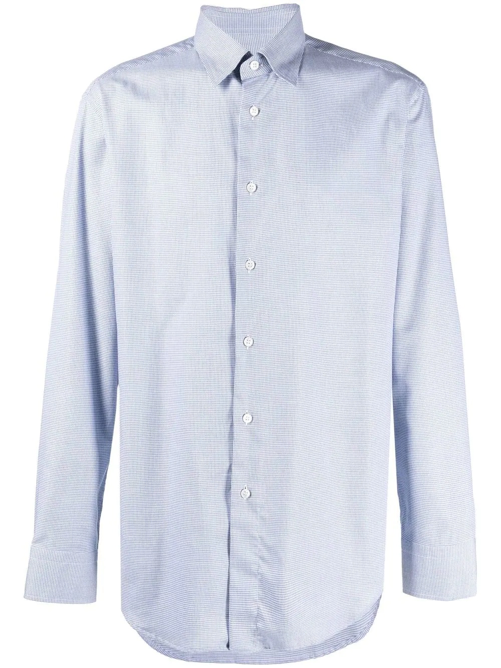 embroidered button-down shirt - 1