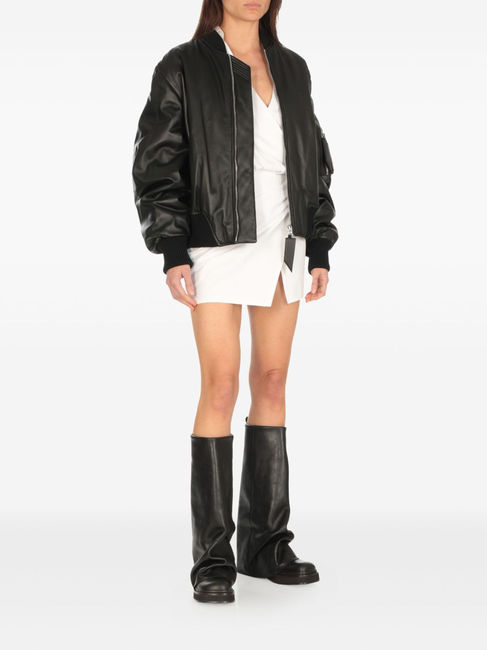 leather knee-high boots - 5