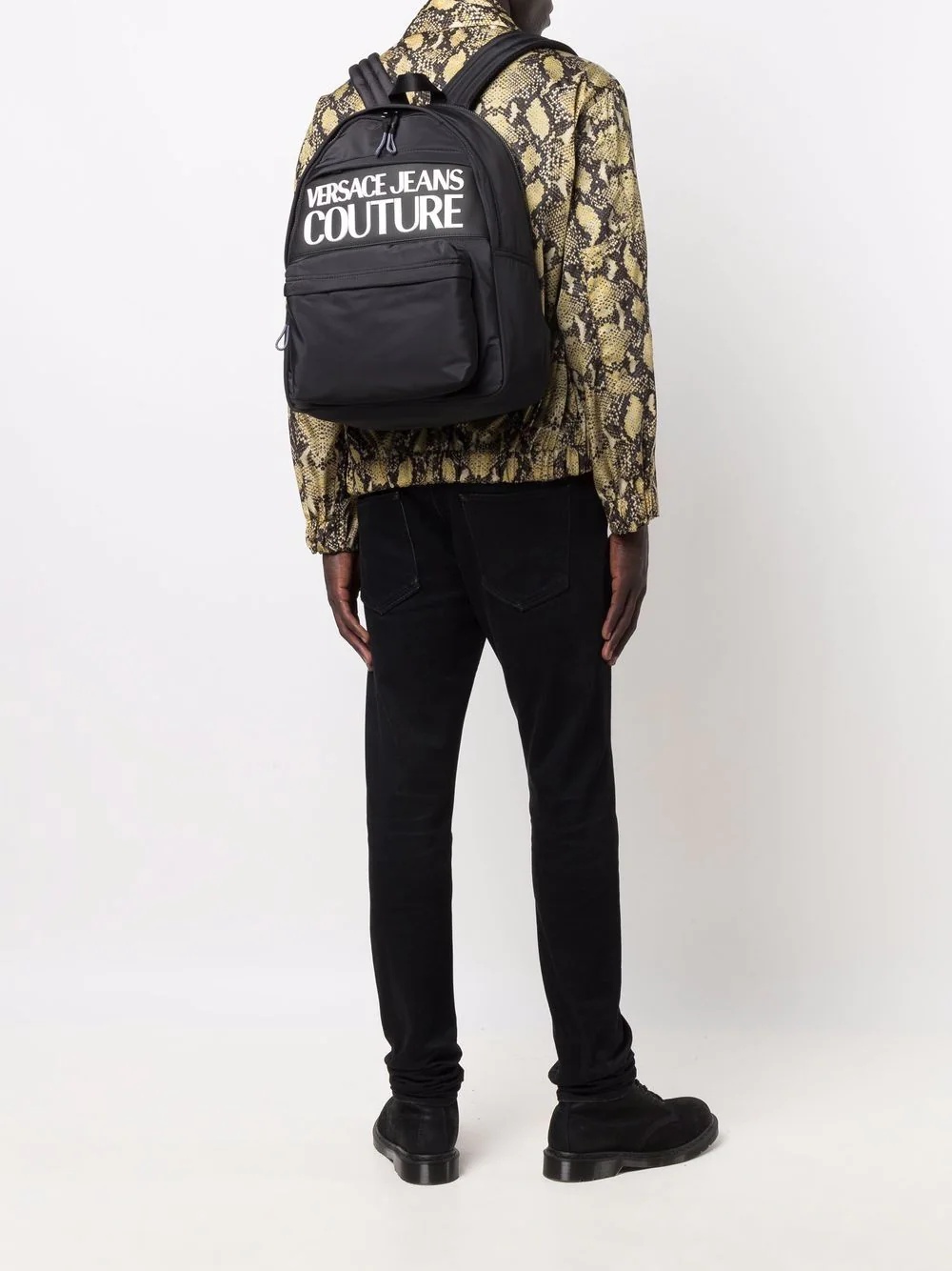 logo-print zip-around backpack - 2