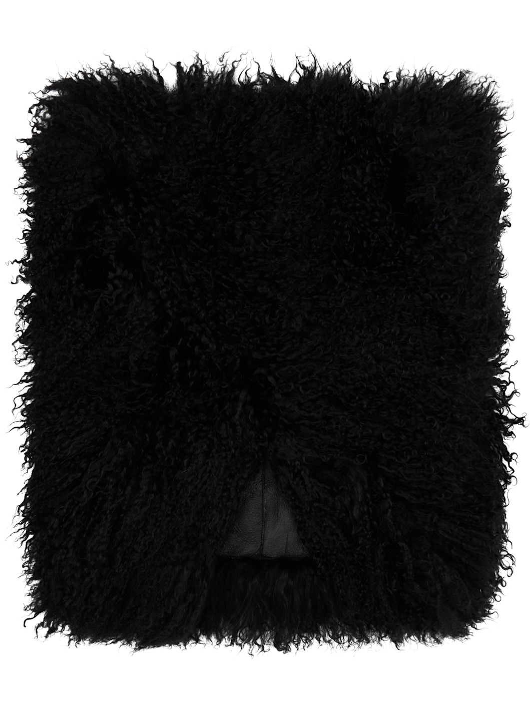Black Ragna Shearling Collar - 2