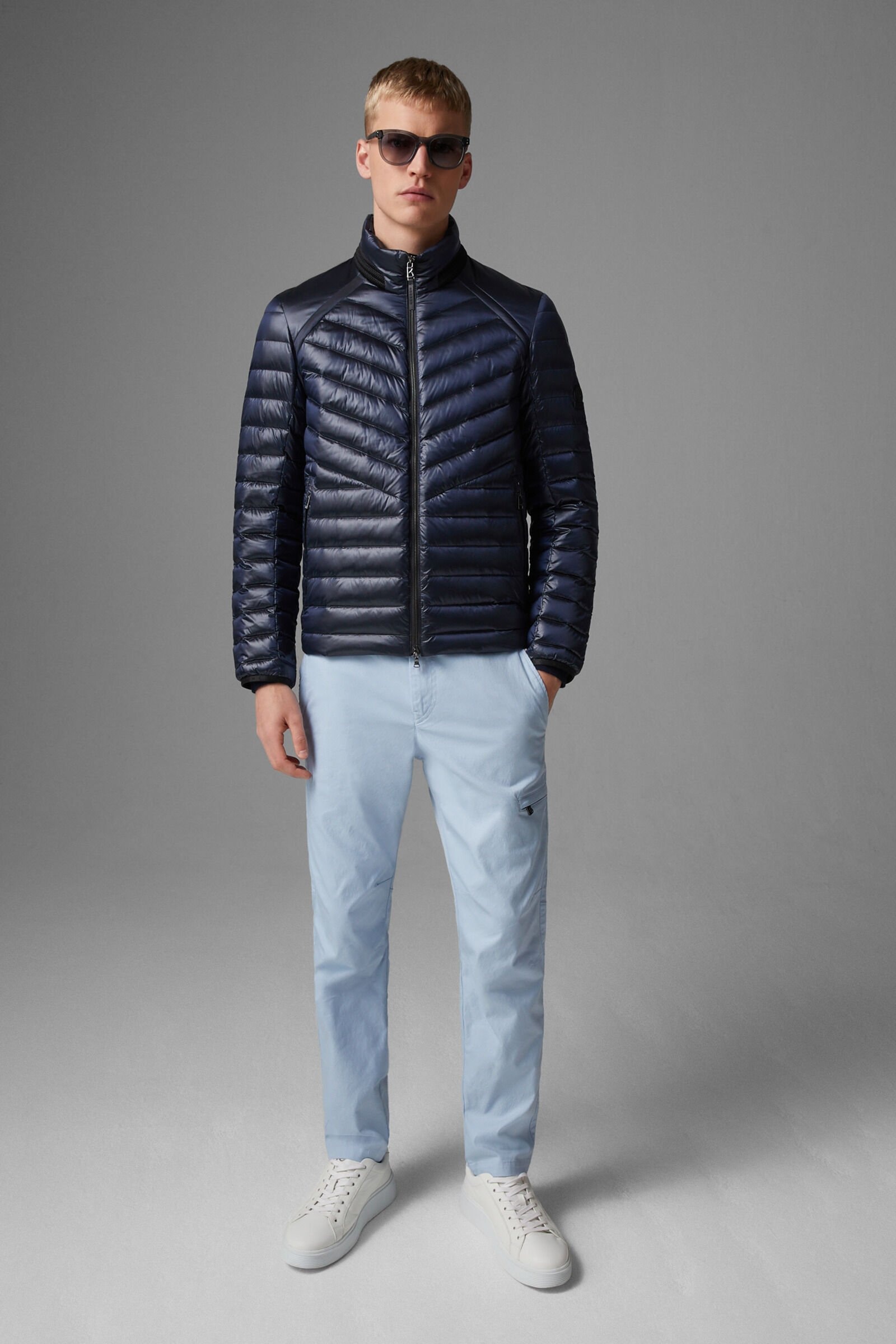 Liman lightweight down jacket in Dark blue - 4