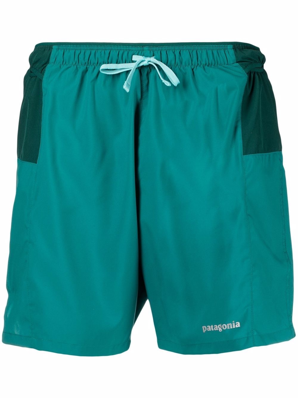 logo drawstring swim shorts - 1